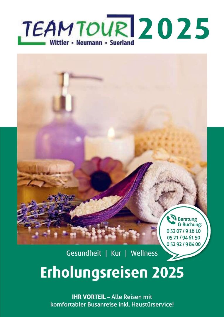 Katalog 25 Erholungsreisen